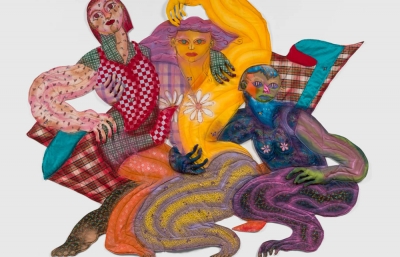 Maria A. Guzmán Capron's "Pura Mentira" Is a Stitched and Layered Tale image