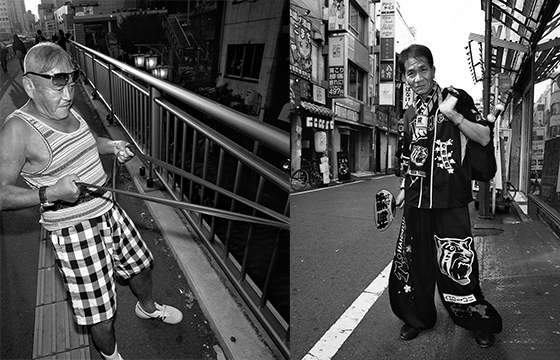 The many characters of the streets of Japan