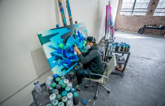 Juxtapoz Magazine - Flow State: Mikael B. @ Maddox Gallery, Los Angeles - Vimarsana News