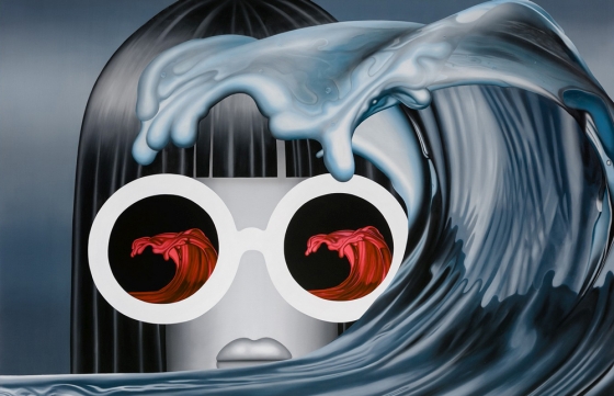 Emily Mae Smith's "Tesla Girls" Installation