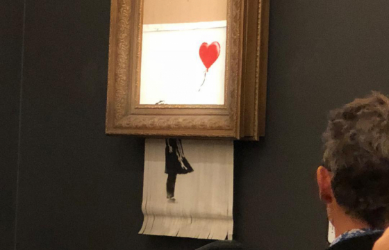 Best of 2018: Banksy Shredding His Art as the Auction Bell Rang Out (October)