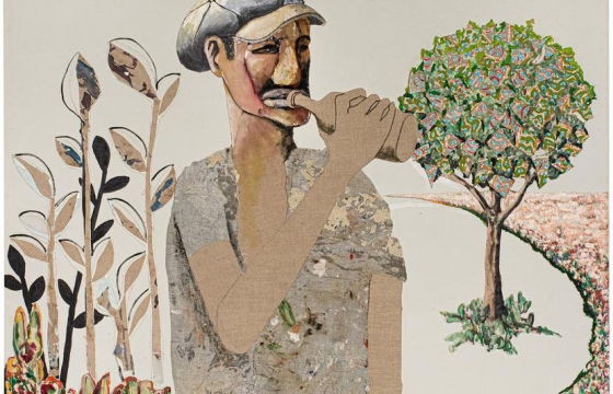 Benny Andrews: Portraits, A Real Person Before the Eyes @ Michael Rosenfeld Gallery, NYC