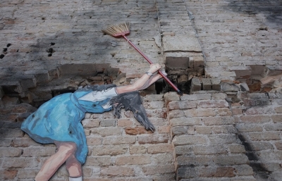 Ernest Zacharevic's "Rage Against The Machine" in Kuala Lumpur