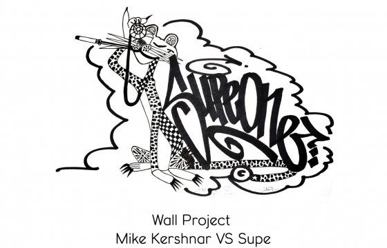 Mike Kershnar and Supe FMK's Wall Project @ Nozbone Skateboard Boutique