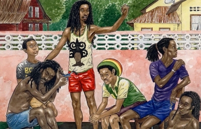 Rainbow Country: Kevin Darmanie's Graphic Novel Style Works of Caribbean Culture on Display in Brooklyn image
