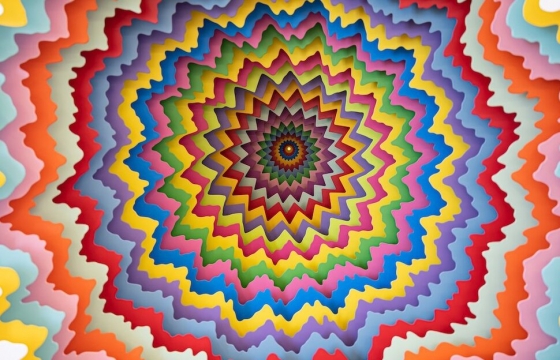 Jen Stark's Light Spectrum @ Wilding Cran Gallery, Los Angeles