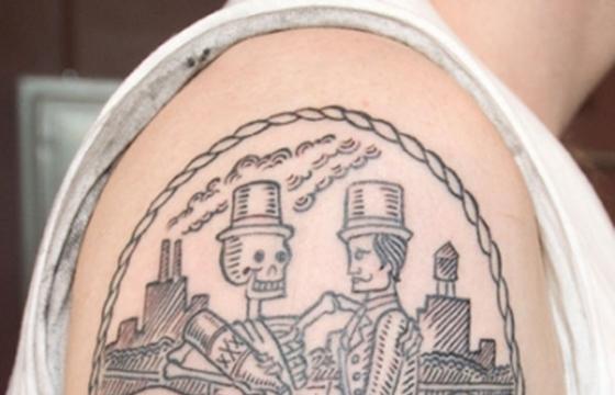 Detailed Tats by Duke Riley