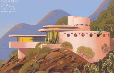 Frank Lloyd Wright Foundation and Spoke Art Gallery Team for "Frank Lloyd Wright: Timeless" Print Series