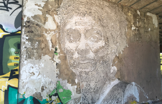 Vhils Creates New Mural for Amnesty International to demand justice for Marielle Franco