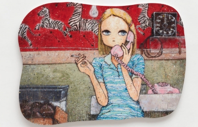 Stickymonger Shapes and Re-Shapes Her Canvases in "D.D.D" @ Nanzuka Underground, Tokyo image