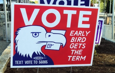 Juxtapoz Premiere: Watch Steve "ESPO" Powers "Early Bird Gets the Term" 2020 Election Poster Art Campaign