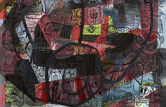 Big Butter “A Step Felt in Full,” Art & Music by Mike & Tim Biskup