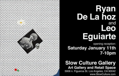  Ryan De La Hoz and Leo Eguiarte at Slow Culture Gallery, LA