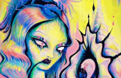 Obsidian Butterfly: Camille Rose Garcia @ KP Projects, LA image