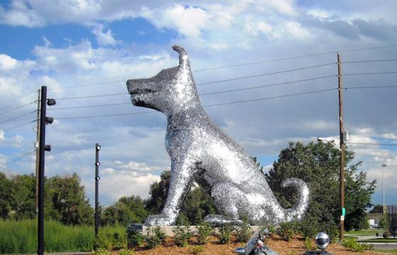 Juxtapoz Magazine - Sun Spot Sculpture in Denver Juxtapoz Magazine - Sun Spot Sculpture in Denver