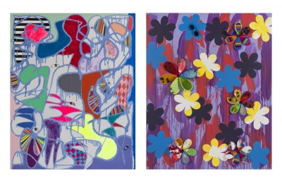 Sarah Cain "Dark Matter" @ Galerie Lelong image
