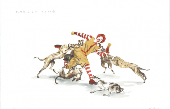Escif Puts a New Spin on Burger King in New Print Release