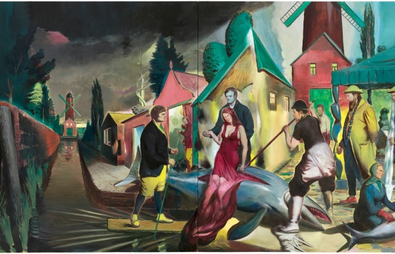 Neo Rauch "At the Well" @ David Zwirner Gallery, NYC