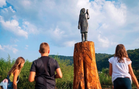 Brad Downey Creates a Bronze Melania Trump Monument in Her Native Slovenia