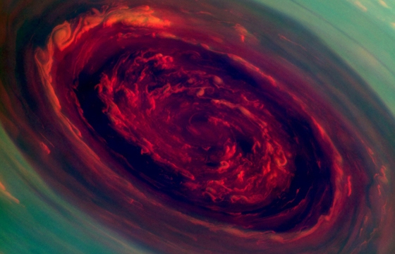 Universe Art: A Hurricane on Saturn