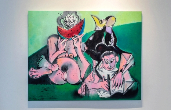 Juxtapoz Magazine - Rhys Lee's "Recent Paintings" Debut in Los Angeles @ Avenue des Arts - Vimarsana News