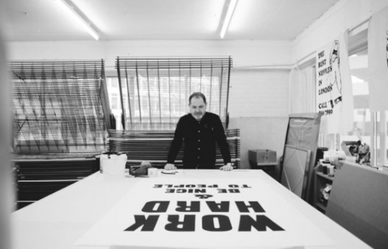 Work Hard & Be Nice To People: Anthony Burrill @ Jealous East, London