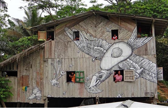 New Liqen Mural in Esmeraldas, Ecuador
