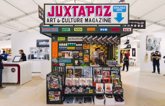 Juxtapoz Newsstand by Grotesk @ SCOPE Miami 2014