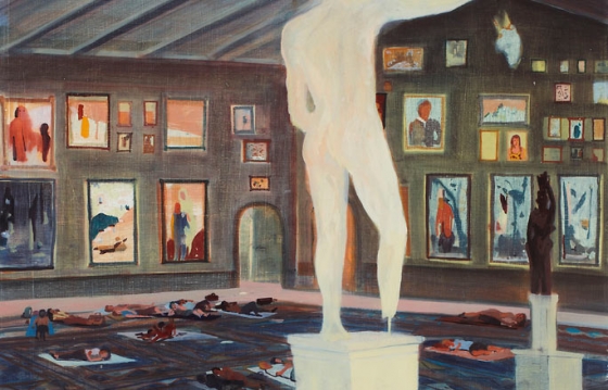 Jules de Balincourt "Blue Hours" @ Galerie Thaddaeus Ropac. Paris