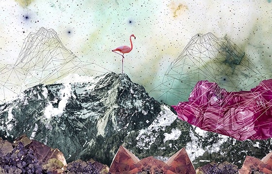 The collage work of Fei Alexeli