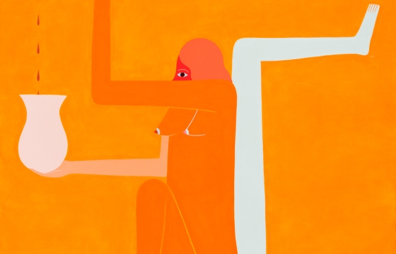 Juxtapoz Shop Exclusive: Richard Colman's "Orange Painting" Print