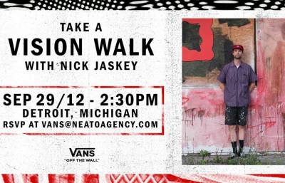 Take a Vision Walk with Nick Jaskey in Detroit on Saturday, September 29 image