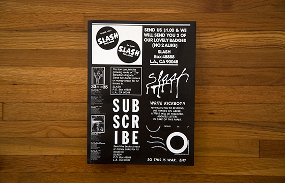 A Look inside Slash: A Punk Magazine from Los Angeles, 1977–80