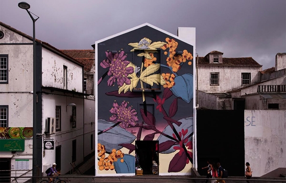 New Pastel Mural at the Walk & Talk Festival