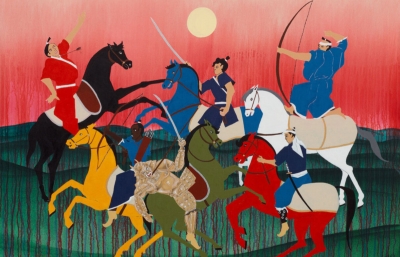 Umar Rashid's Historical "Kagetora’s dream in the time of Sakoku. (Reds and Blues). Part 1" Kicks off the Fall image