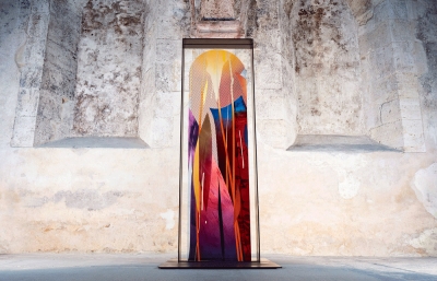 James Earley & Derix Glasstudios Collaboration Fusing Graffiti and Stained Glass image
