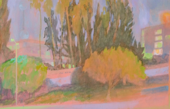 Nightfalls: Brian Lotti's Paintings are a "Liquid Ambien Haze"
