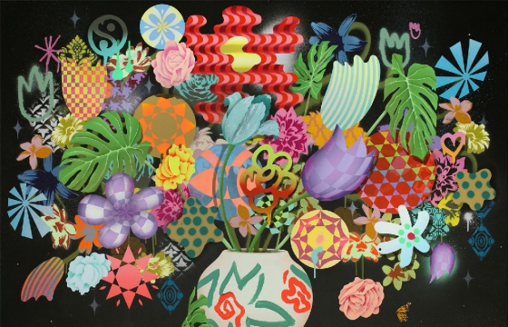 Double Knotted: New Spray Paint Works by Casey Gray