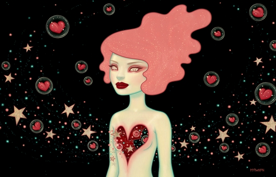 Audrey Kawasaki, Deedee Cheriel and Tara McPherson @ Merry Karnowsky, LA