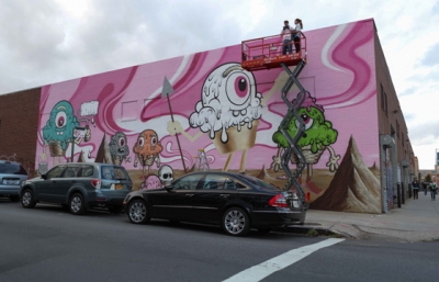 Converse Wall to Wall: Buff Monster in Brooklyn, NY