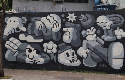 Muretz Repaints Wall in Brazil With Fresh Collage