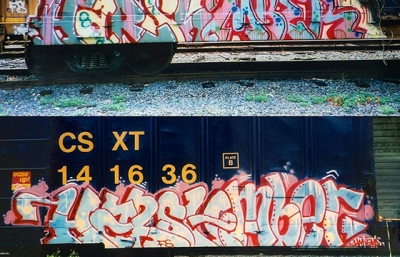 Back in the spray... image