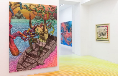 Andrew Schoultz and the "Serpentine Sunset" image