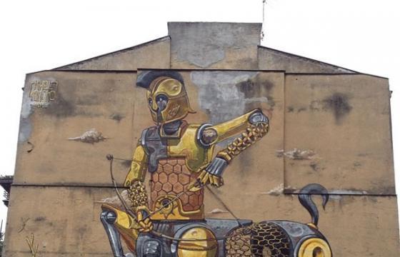 Pixel Pancho Goes Big in Warsaw, Poland image