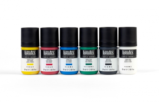 Material Need: Liquitex Acrylic Gouache