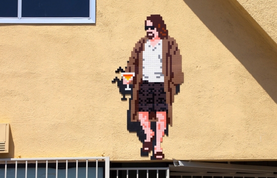 The Dude Abides: INVADER Does "The Big Lebowski" and More on the Streets of LA