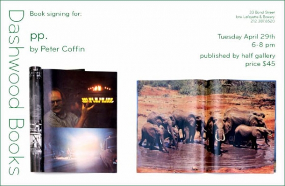 Peter Coffin's "pp." book signing at Dashwood Books