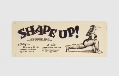 R. Crumb's Limited Edition "Shape Up!" Yoga Mat image