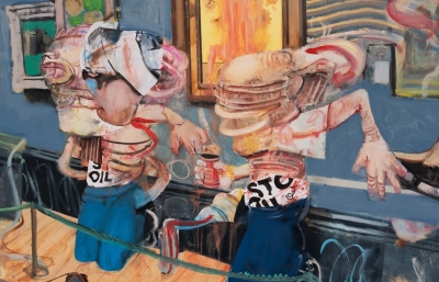 Adrian Ghenie Takes On "The Brave New World" @ Pace Gallery, NYC