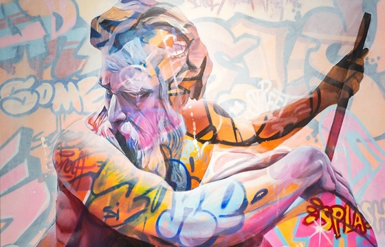 "Lefkos": PichiAvo Explore Urban Mythology @ Station 16